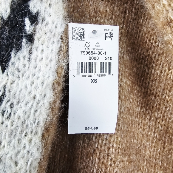 Old Navy #799654 Wool Blend Cardigan Sweater NWT XS - Picture 5 of 6